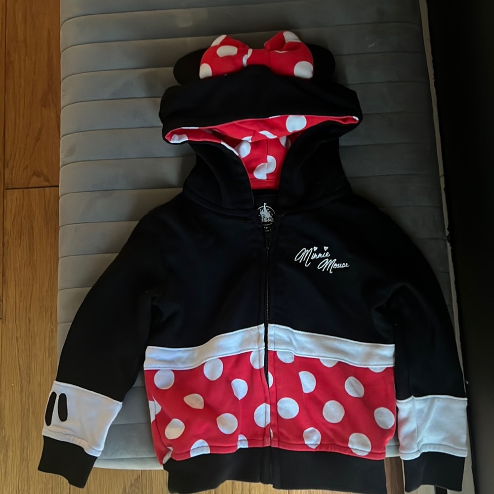 Minnie Mouse hooded zip up